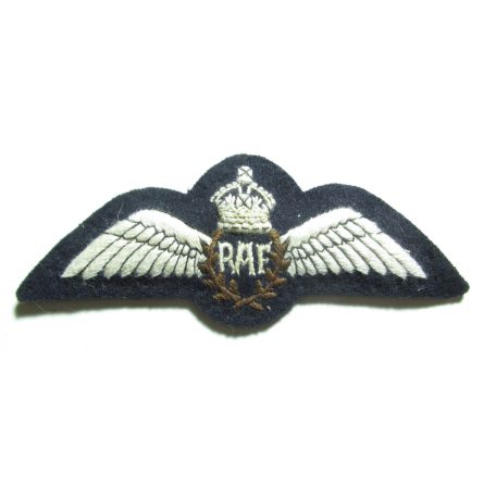  British WW2 Royal Air Force RAF Pilot Wings Badge padded mod 3.