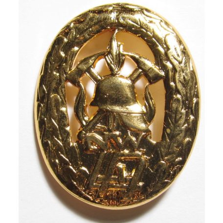 German NW Firefighter Performance Badge Gold Type I.