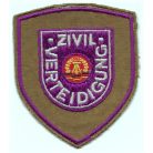 Zivilverteidigung der DDR Germany Civil Defence PATCH