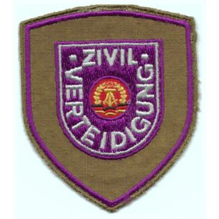Zivilverteidigung der DDR Germany Civil Defence PATCH