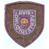 Zivilverteidigung der DDR Germany Civil Defence PATCH