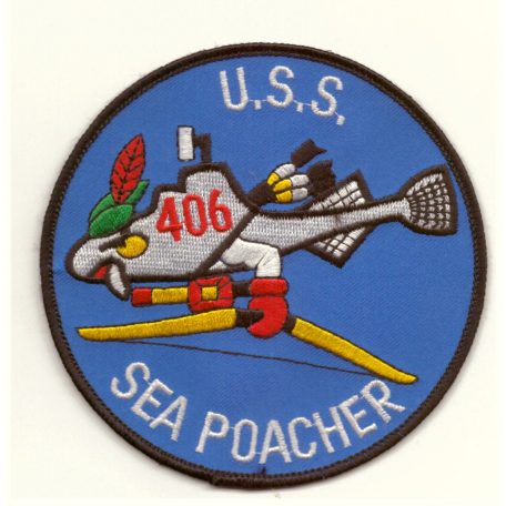 US Navy SS-406 USS Sea Poacher PATCH 