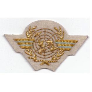   The United Nations (UN) Officer's Pilot Wings Cap Bullion wire BADGE 