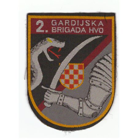 Croatian Army - 2. Guards Brigade PATCH - Yugoslavian War 1990s