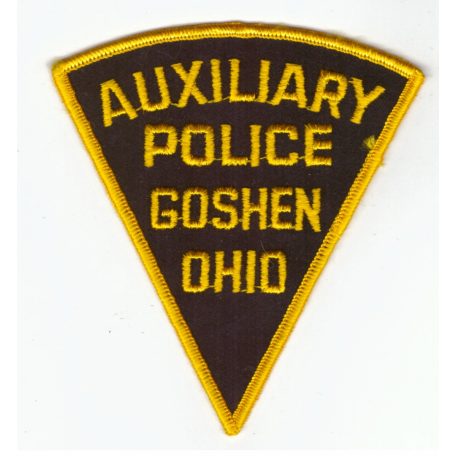 Auxiliary Police Goshen Ohio Collectible Sewing Patch 