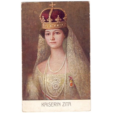 First World War Period Queen Zita Portrait Postcard