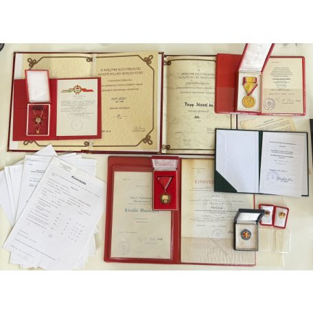 Hungarian Large personal lot of a Peoples Army weapons technician 1982-2005