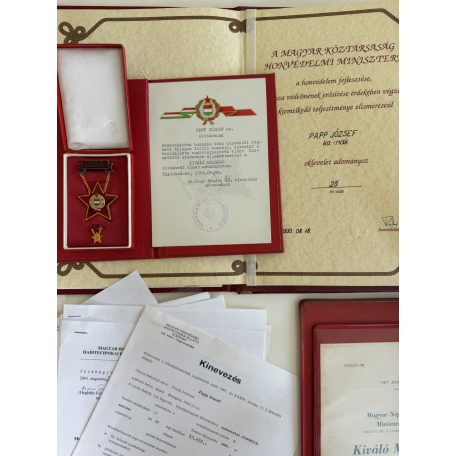 Hungarian Large personal lot of a Peoples Army weapons technician 1982-2005