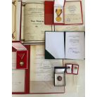 Hungarian Large personal lot of a Peoples Army weapons technician 1982-2005