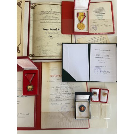 Hungarian Large personal lot of a Peoples Army weapons technician 1982-2005