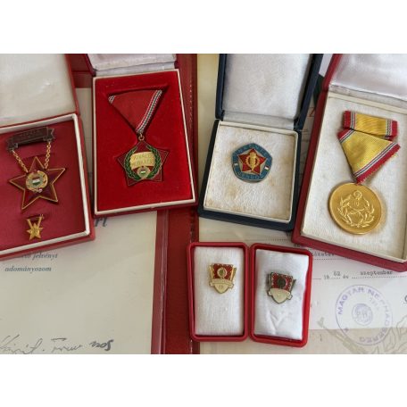 Hungarian Large personal lot of a Peoples Army weapons technician 1982-2005