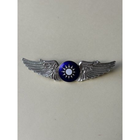 ROC Republic of China, Taiwan Basic Pilot Aluminium Silver Badge