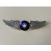   ROC Republic of China, Taiwan Basic Pilot Aluminium Silver Badge