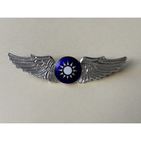 ROC Republic of China, Taiwan Basic Pilot Aluminium Silver Badge