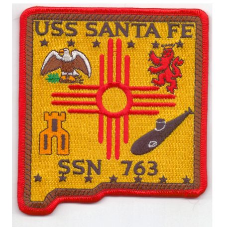 USS Santa Fe SSN-763 Submarine PATCH