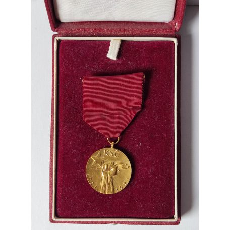 Czechoslovakia Medal of the 50 Anniversary of the Communist Czechoslovac Party 1921-1971. in box