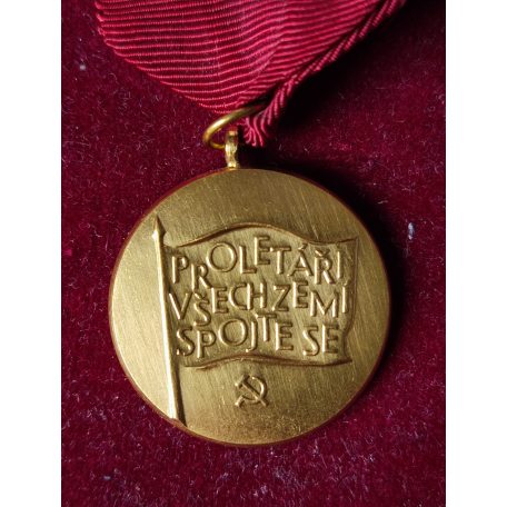 Czechoslovakia Medal of the 50 Anniversary of the Communist Czechoslovac Party 1921-1971. in box