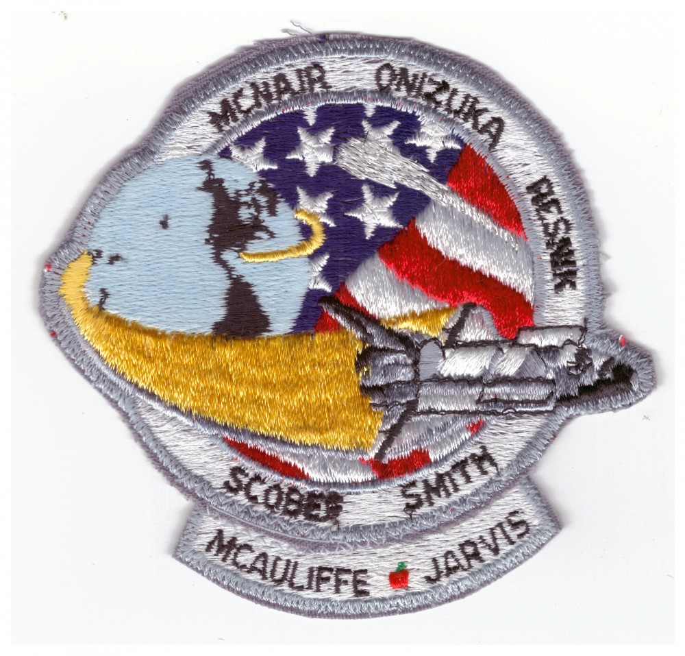 NASA Challenger Mission Space 10. STS-51-L PATCH - imilitari