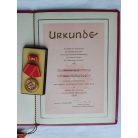 East Germany DDR For 25 Years of Faithful Service Medal with award certificate