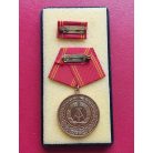 East Germany DDR For 25 Years of Faithful Service Medal with award certificate