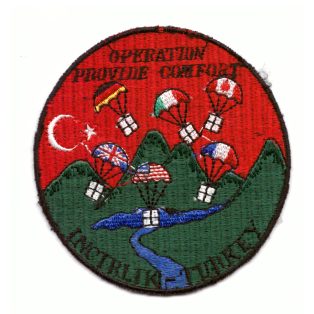   Coalition Forces Operation Provide Comfort Incirlik Turkey PATCH