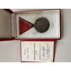 Commemorative Medal of the Hungarian Soviet Republic, 1959 with award certificate & case