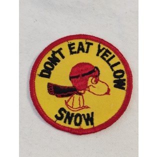    US Vietnam War "Don't Eat Yellow Snow" Snoopy  Patch