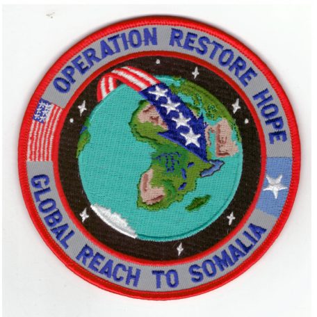 Operation Restore Hope Global Reach to Somalia PATCH