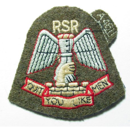 WW2 British Military SAS Raiding Support Regiment RSR Sleeve Patch khaki