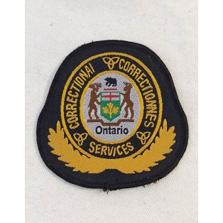   Canada Ontario Correctional Correctionnes Services Shoulder Patch