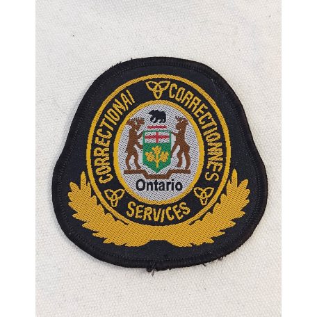 Canada Ontario Correctional Correctionnes Services Shoulder Patch