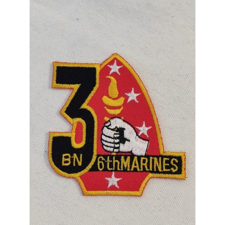 US Marines 3rd Battalion 6th Marine Regiment Patch