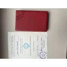 Hungarian Long Service Medal for 20 Years of Service in the Armed Forces (1965) - awarded to a major of the Peoples Army.