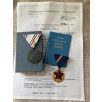 Hungarian 1956 Revolution medal pair with award certificates