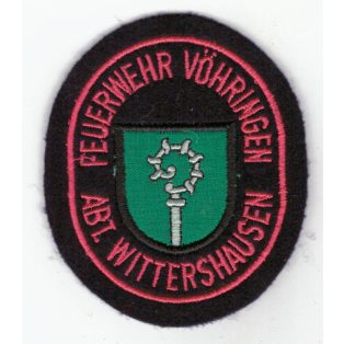   Vöhringen, Abteilung Wittershausen City Germany Freiwilligen Feuerwehr/Fire Department Patch