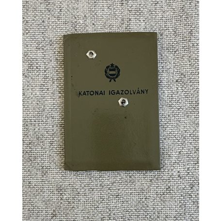 Hungarian Warsaw Pact Military Photo ID booklet 1973