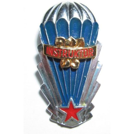 Czechoslovakia Parachute Jump Instructor Badge