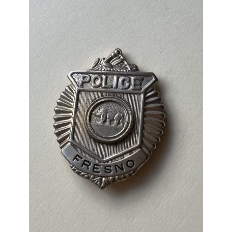 US Fresno, CA Police Wallett Badge