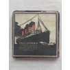   ww1 1915 Sinking of the Lusitania - German Medal in Box and Paper, rare