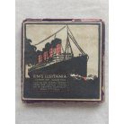 ww1 1915 Sinking of the Lusitania - German Medal in Box and Paper, rare