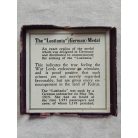 ww1 1915 Sinking of the Lusitania - German Medal in Box and Paper, rare