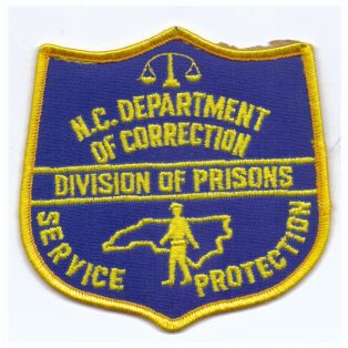   N.C. Department Of Correction Division Of Prisons Patch Service Protection