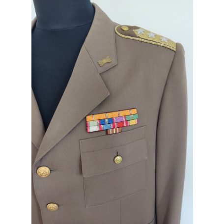Tunic of a Hungarian People's Army Signals Colonel with his higher Military Academy Badge