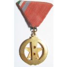 Hungarian Fire Protection Medal Golden Grade