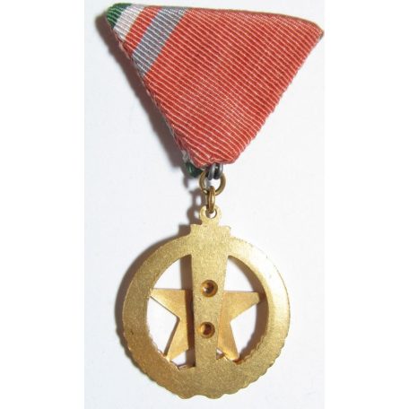 Hungarian Fire Protection Medal Golden Grade