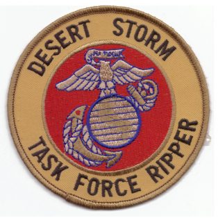   US Marine Corps Task Force Ripper Operation Desert Storm 1991 Squadron Unit PATCH