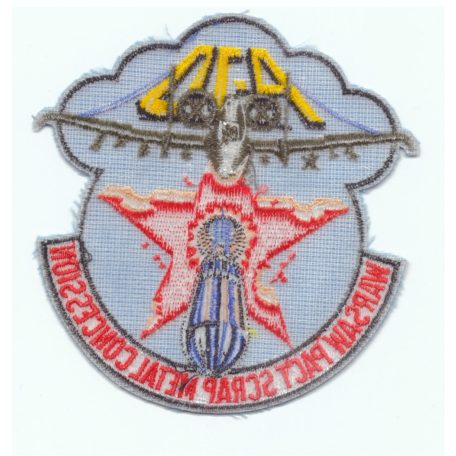 US Air Force A-10 "Warsaw Pact Scrap Metal Concession" PATCH