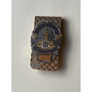 US Los Angeles Police Officer Money Clip Gold