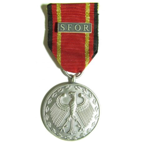 German Silver Deployment Medal SFOR NATO Bosnia