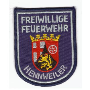   Hennweiler City Germany Freiwillige Feuerwehr/ Fire Department Patch